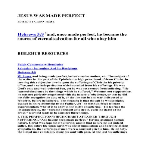 Being Made Perfect Scripture: Bible Verse About Wonderfully Made – FPELI