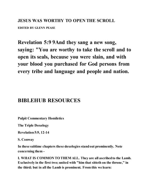 Jesus Was Worthy To Open The Scroll PDF jesus-was-worthy-to-open-the-scroll-pdf