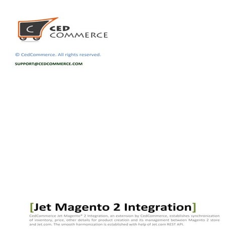 Jet Magento 2 Integration User Manual By CedCommerce 