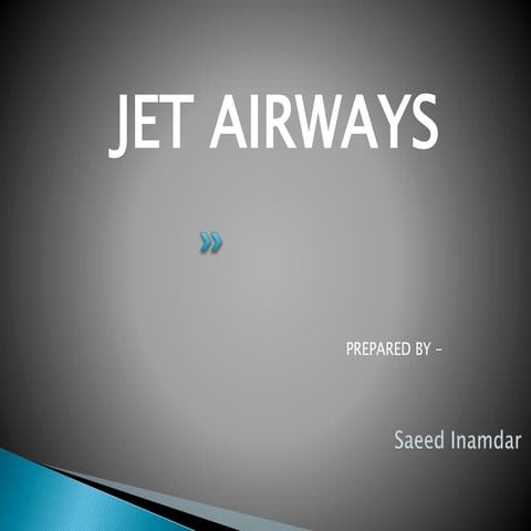 Complete Marketing Strategy of Jet airways