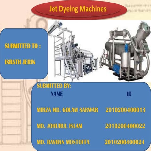 Jet dyeing Machine