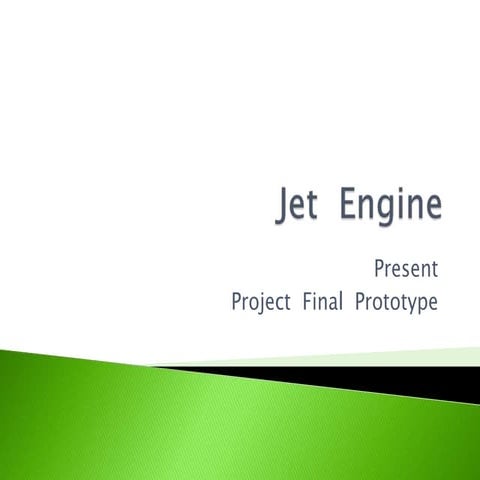 Material selection - Jet Engine | PPTX