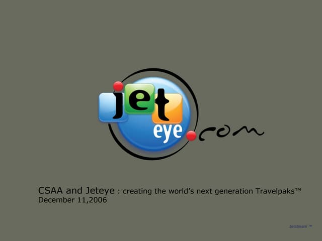 Jeteye AAA PowerPoint