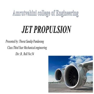 Jet propulsion