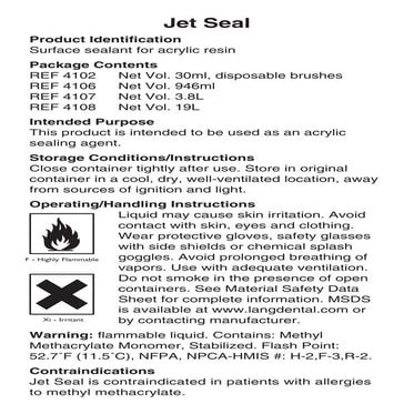 Jet seal Instructions | PDF