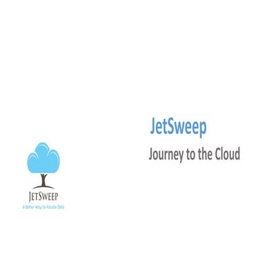 JetSweep & CloudHealth Tech: Journey to the Cloud