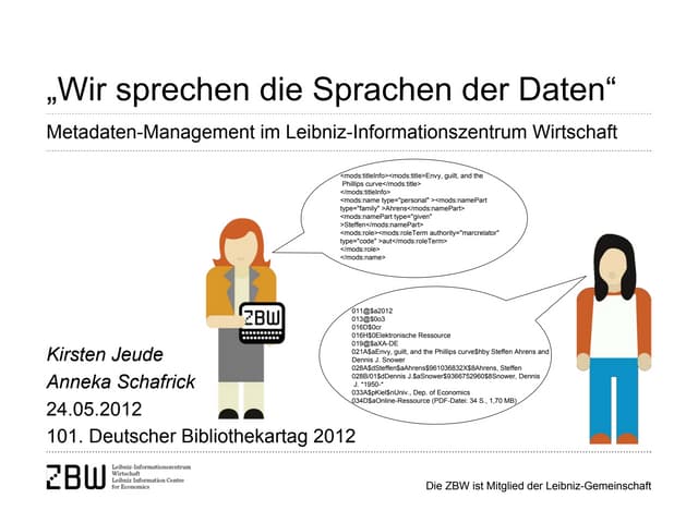 Wir sprechen die Sprachen der Daten - Metadaten-Management im Leibniz-Informa...