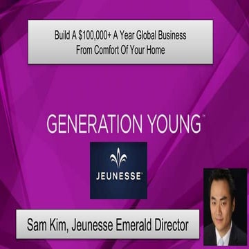 Jeunesse opportunity presentation_07-2014