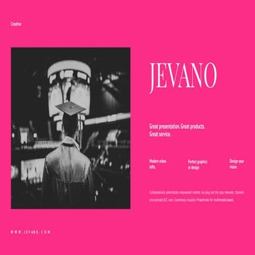 Jevano Presentation : Light Color Version