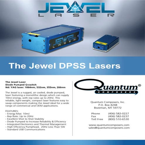 The Jewel DPSS Lasers