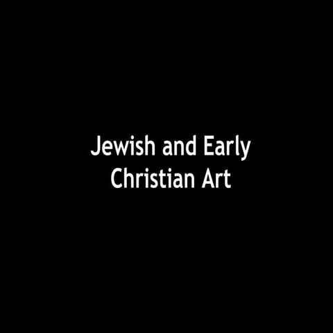 Jewish and early christian art   aneta, ar