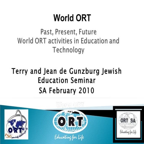 Jewish Education Seminar In SA - 2010