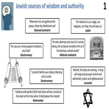 Jewish sources of wisdom 2 | PPTX