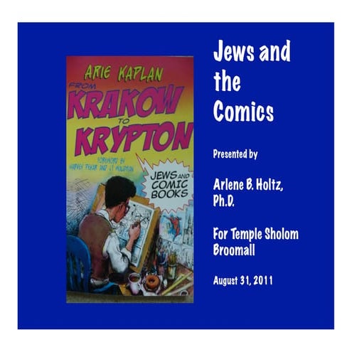 Jews and the Comic Book