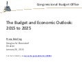 Press Briefing Slides on the budget and economic outlook 2015 to 2025