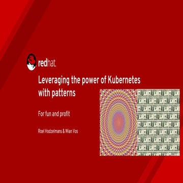 JFall 2018 k8s patterns