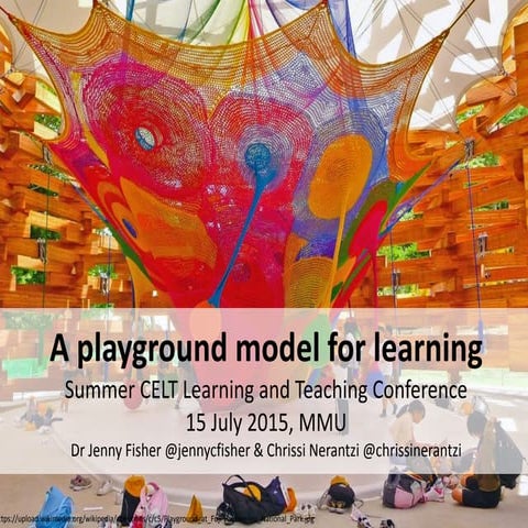 A playground model for learning Dr Jenny Fisher and Chrissi Nerantzi