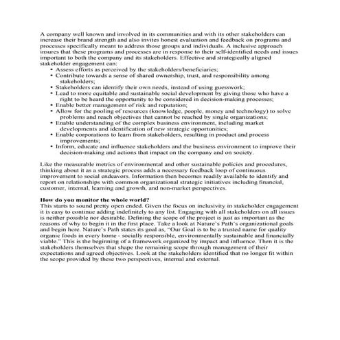 *EXCERPT* *WRITING SAMPLE* Stakeholder Engagement How-To/Intro