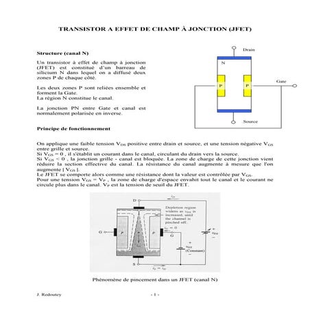Jfet | PDF