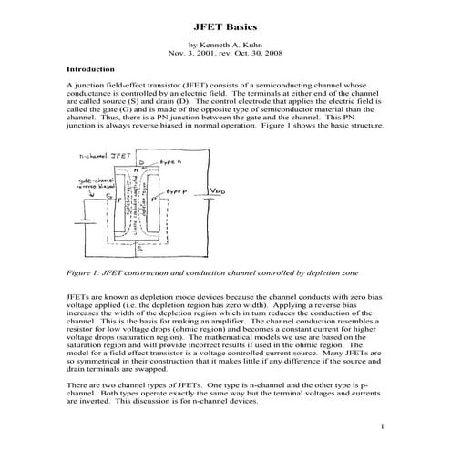 Jfet basics