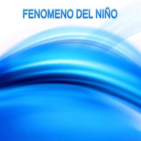 Fenomeno del nino