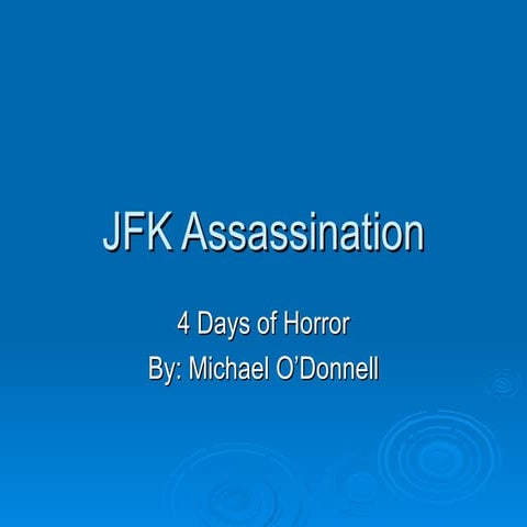 JFK assassination PPT