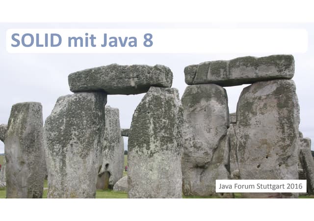 SOLID mit Java 8