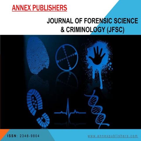 JOURNAL OF FORENSIC SCIENCE & CRIMINOLOGY  