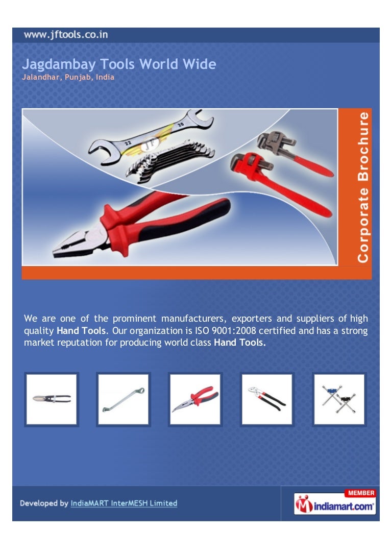Jagdambay Tools World Wide, Jalandhar, Hand Tools