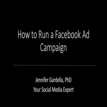 Jg.com how to run a facebook ad campaign