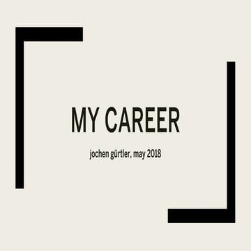 My career 