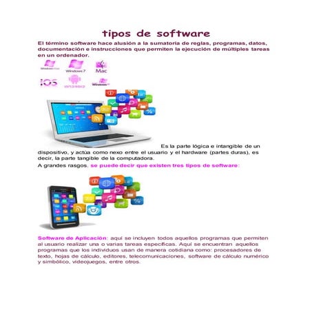 Tipos de software 