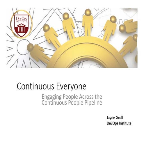 The Continuous People Pipeline, with Jayne Groll - an ITSM Academy Webinar