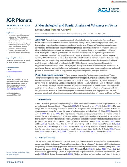 THE SIGNIFICANCE OF SAR REMOTE SENSING IN VOLCANO-GEOLOGY FOR HAZARD ...