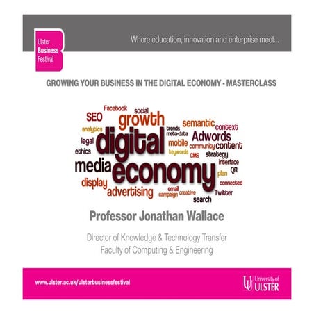 GROWING YOUR BUSINESS IN THE DIGITAL ECONOMY - MASTERCLASS