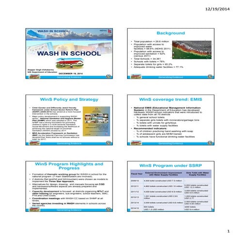 19 December Wash in Schools, Jhapper Singh Vishokarma, DoE  