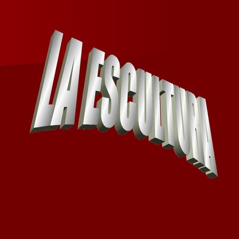 historia de la escultura