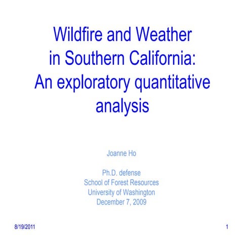 Joanne Ho Wildfire Prediction