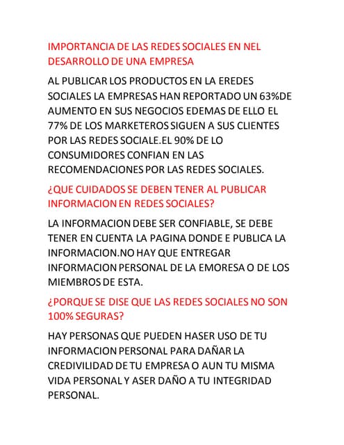 Las redes sociales (exposicion) | PPT