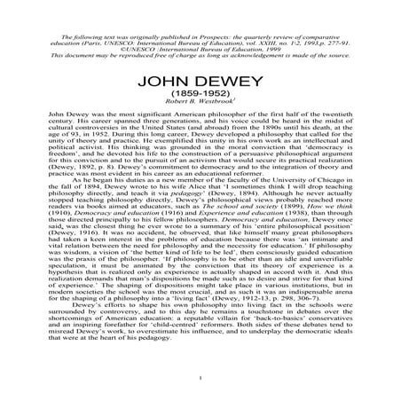 Jhon dewey