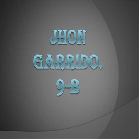 Jhon garrido power point.