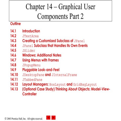 Graphical User Components Part 2 | PPT