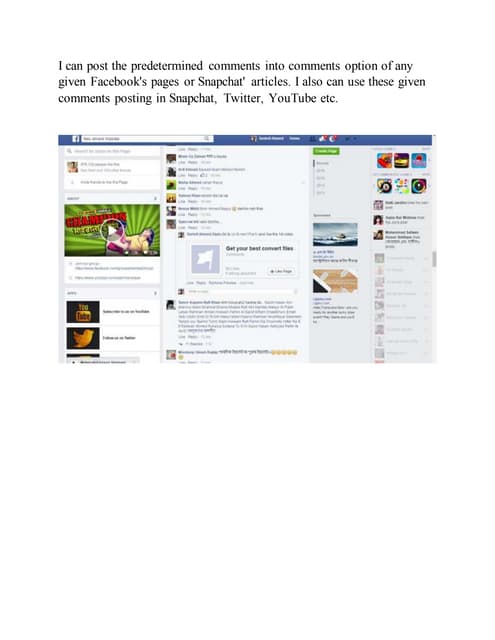 Facebook & Snapchat Marketing