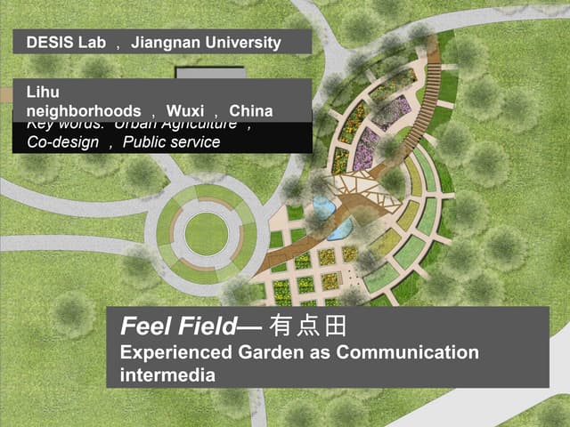 Feel Field—有点田 Experienced Garden as Communication intermedia   
