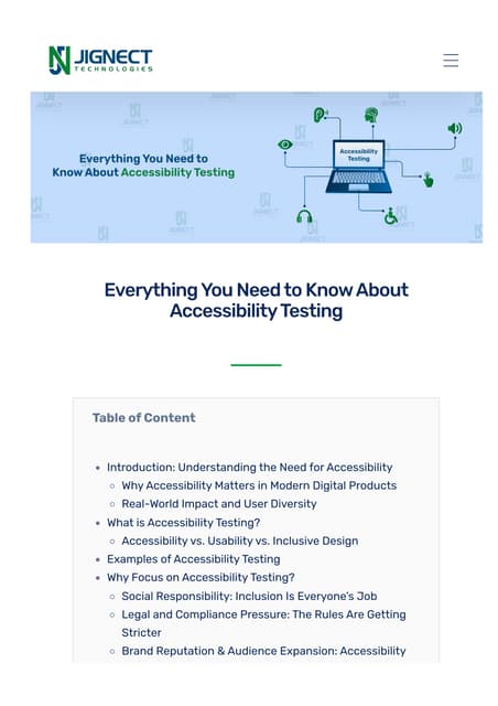 Everything You Need to Know About Accessibility Testing