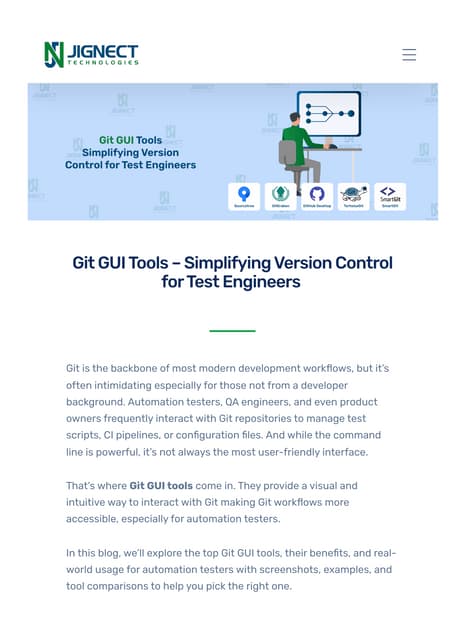 Git GUI Tools - Simplifying Version Control for Test Engineers
