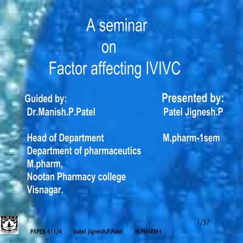 IN-VITRO-IN VIVO CORRELATION (IVIVC).pptx