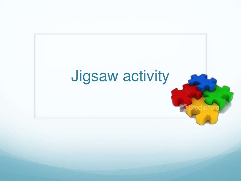 Jigsaw activity
