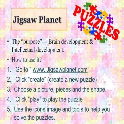 Jigsaw planet