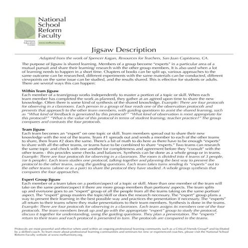Jigsaw Strategy | PPT